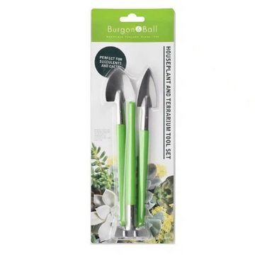 Burgon & Ball Gartenpflege-Set Zimmerpflanzen & Terrarium Werkzeug Set Edelstahl L= 21.5 cm