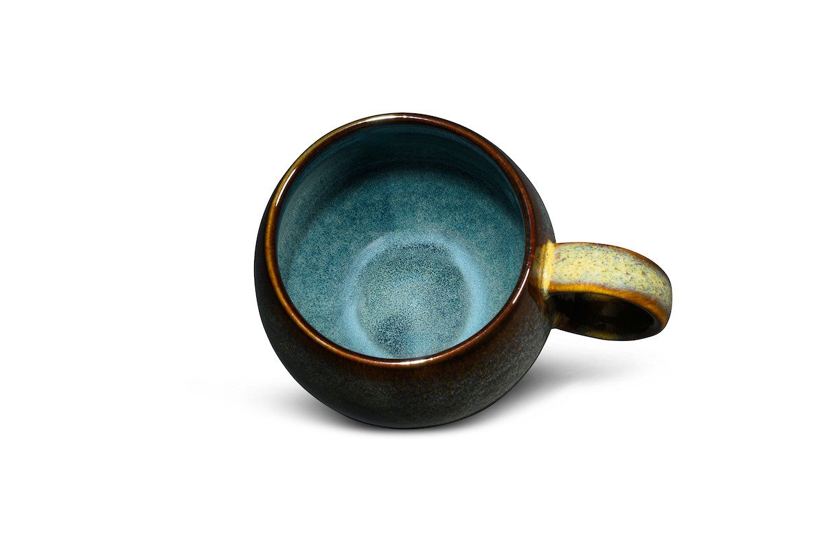 MAOCI teaware for your life Tasse Jumbotasse apricot melange Keramik 0,5 L, 1-tlg.