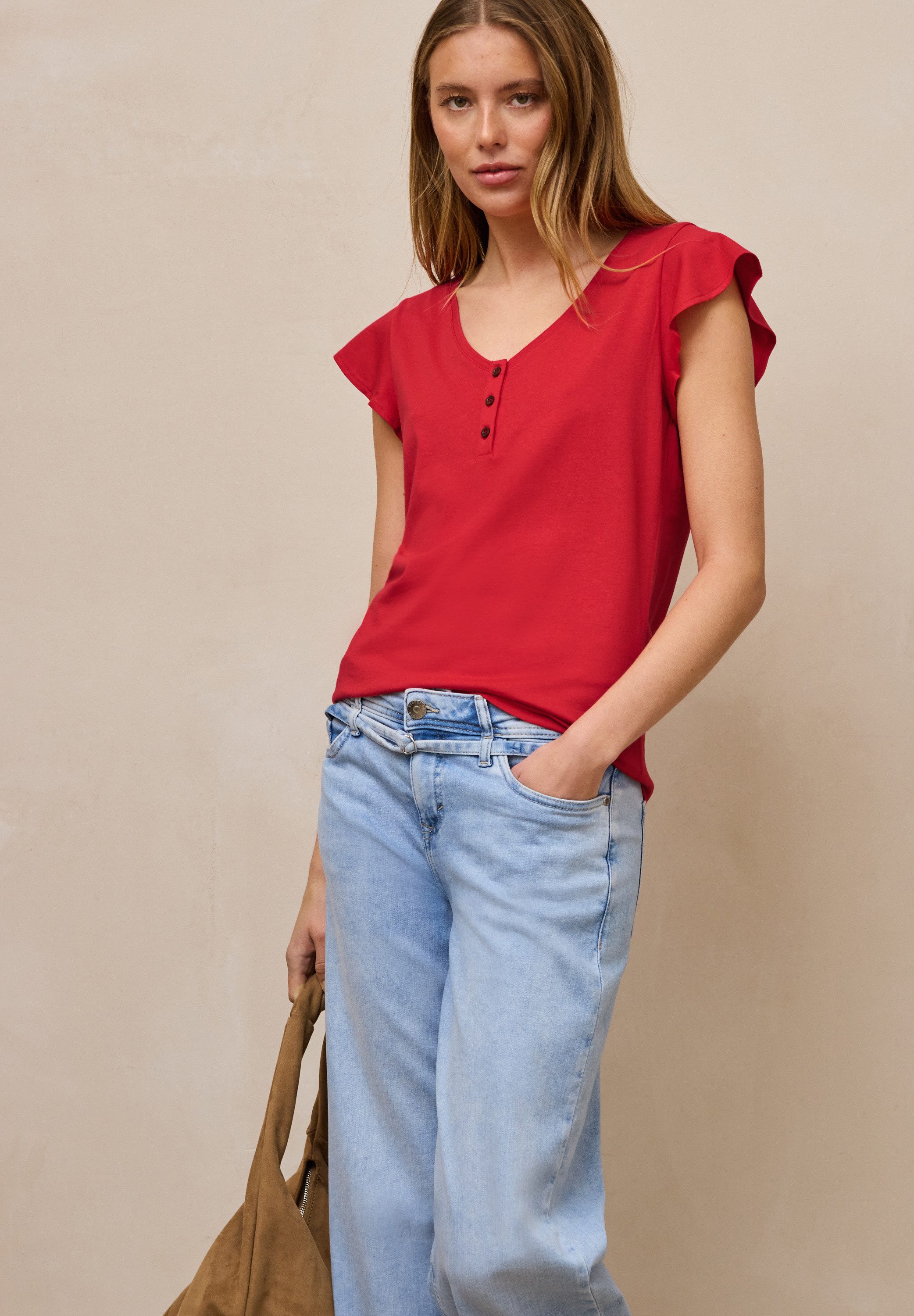 STREET ONE STUDIO V-Shirt Jersey