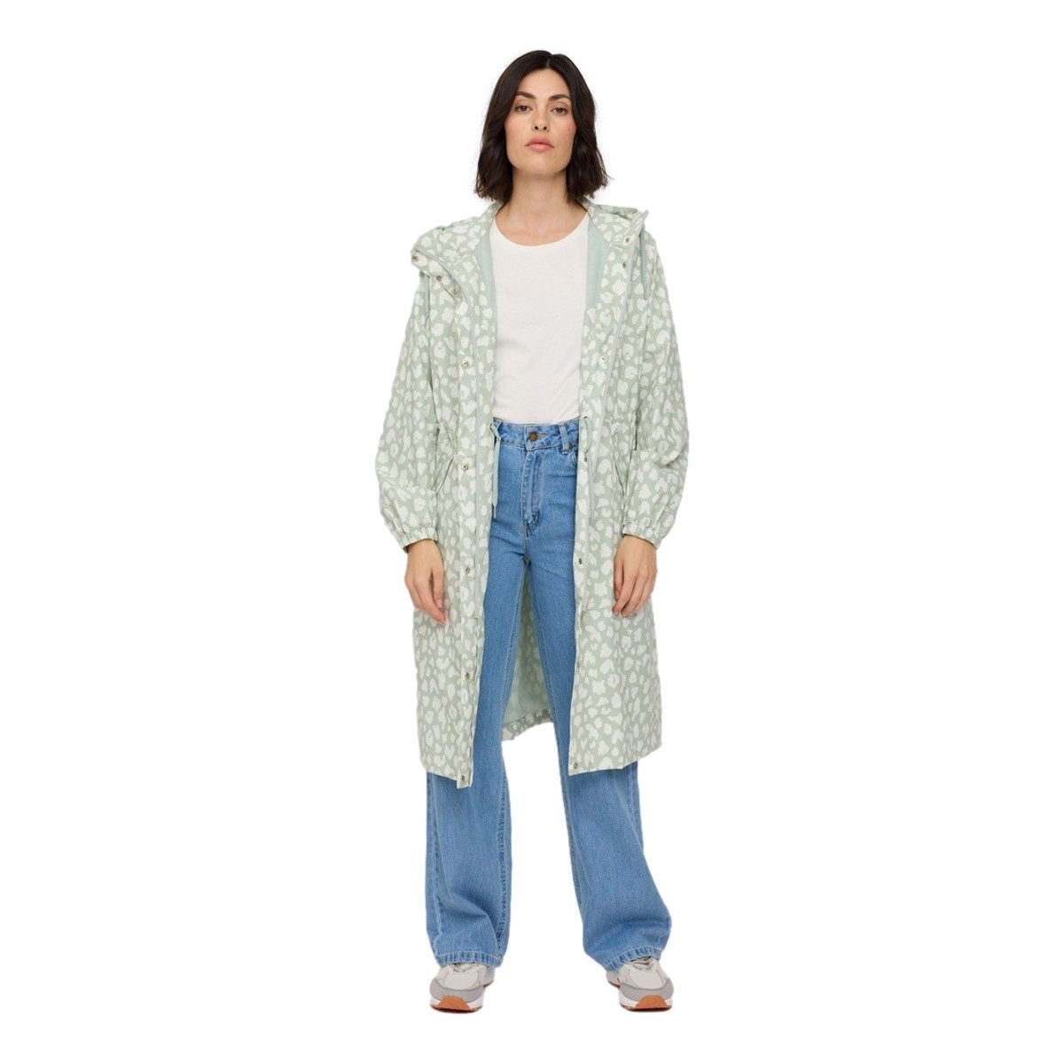 MAZINE Blouson Mazine Oversized Rain Coat Recycled Fabric - Damen Regenjacke