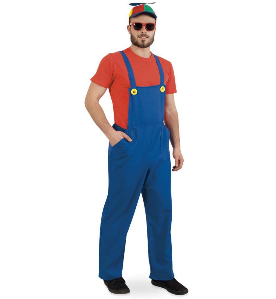 Fries Kostüm Latzhose blau günstig online kaufen