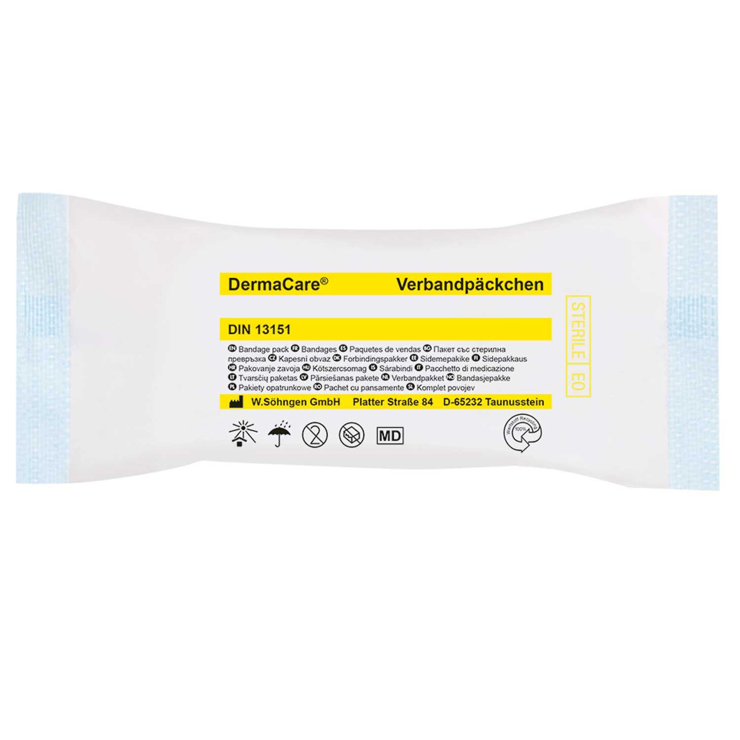 Söhngen Erste-Hilfe-Set Dermacare® Verbandpäckchen DIN 13151 - Groß