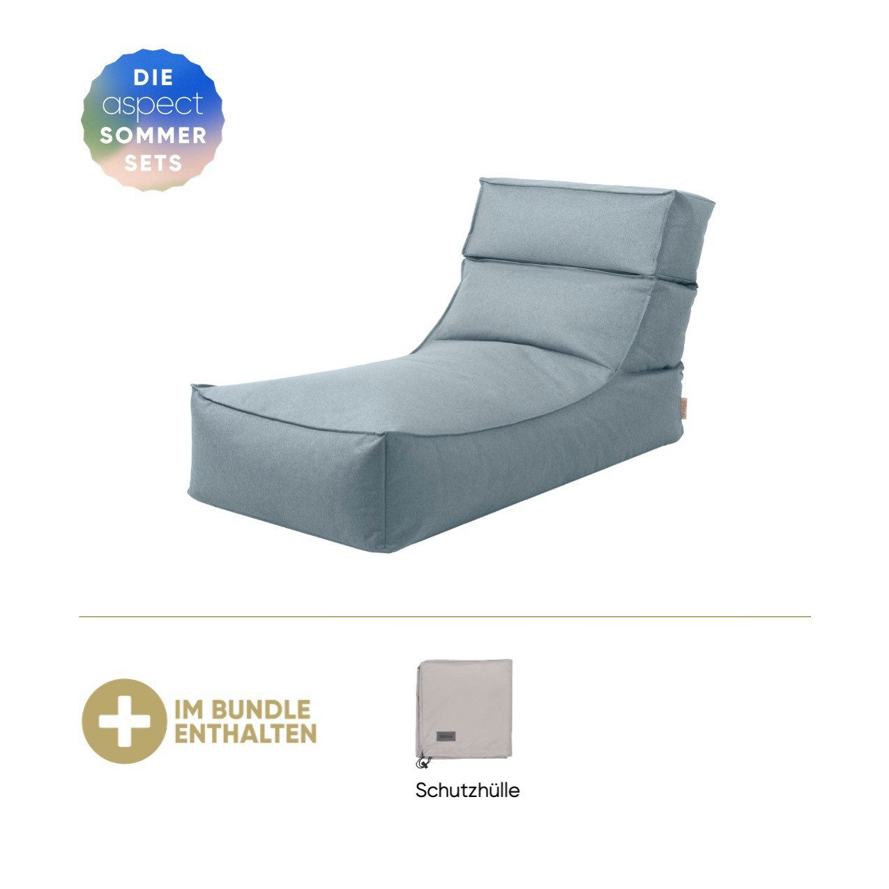 blomus Loungesofa Blomus Outdoor-Lounger -STAY- Size L inkl. GRATIS Schutzhülle