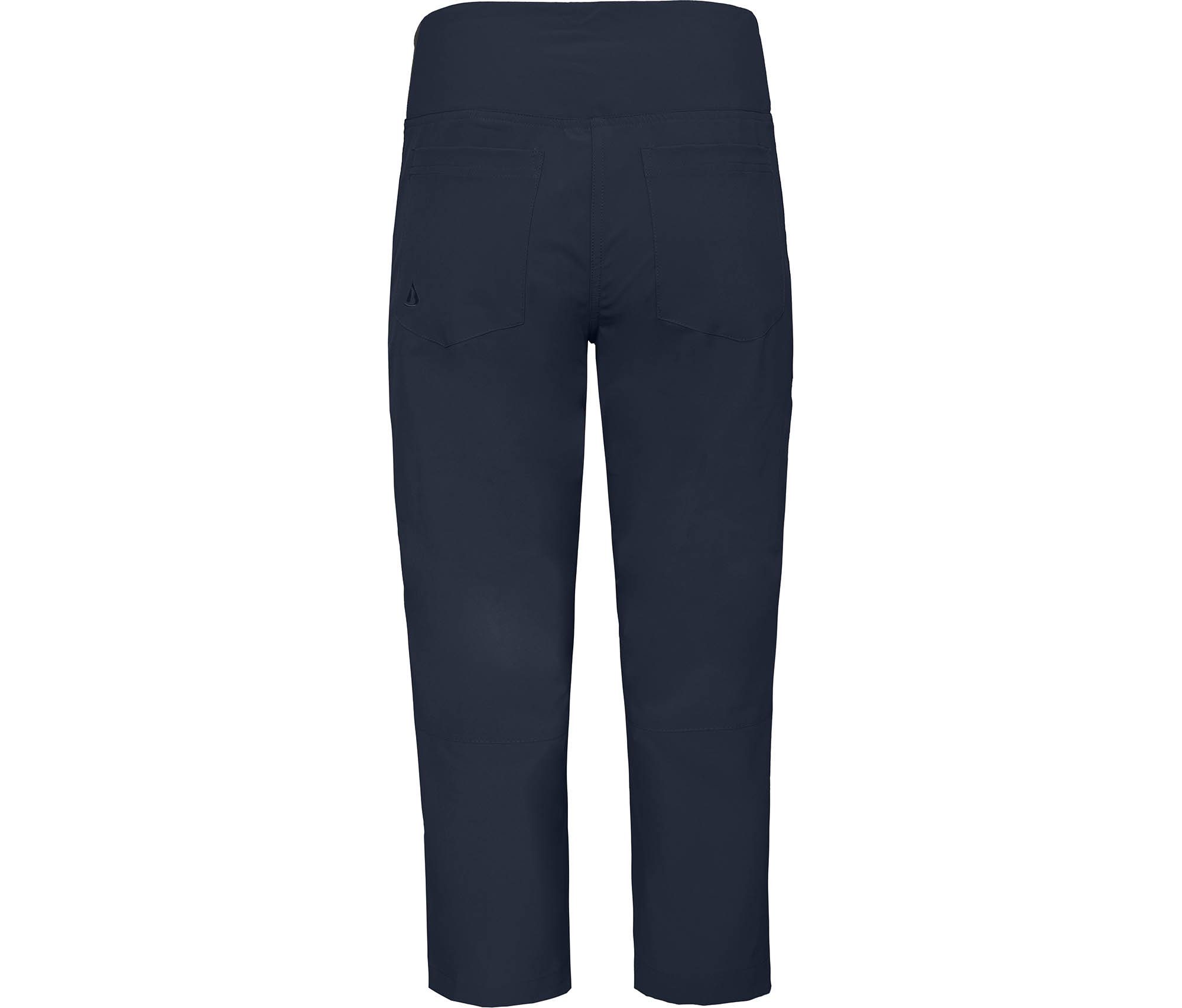 Bergson Outdoorhose AALBORG Vario elastisch, navy Damen 7/8 Wanderhose, recycelt, sportlich, 7/8 Normalgrößen, blau (slim)