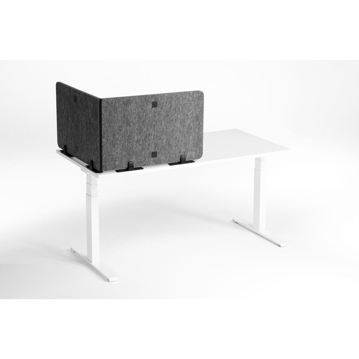 DURABLE Standtafel Tischtrennwand EFFECT 120cm anthrazit