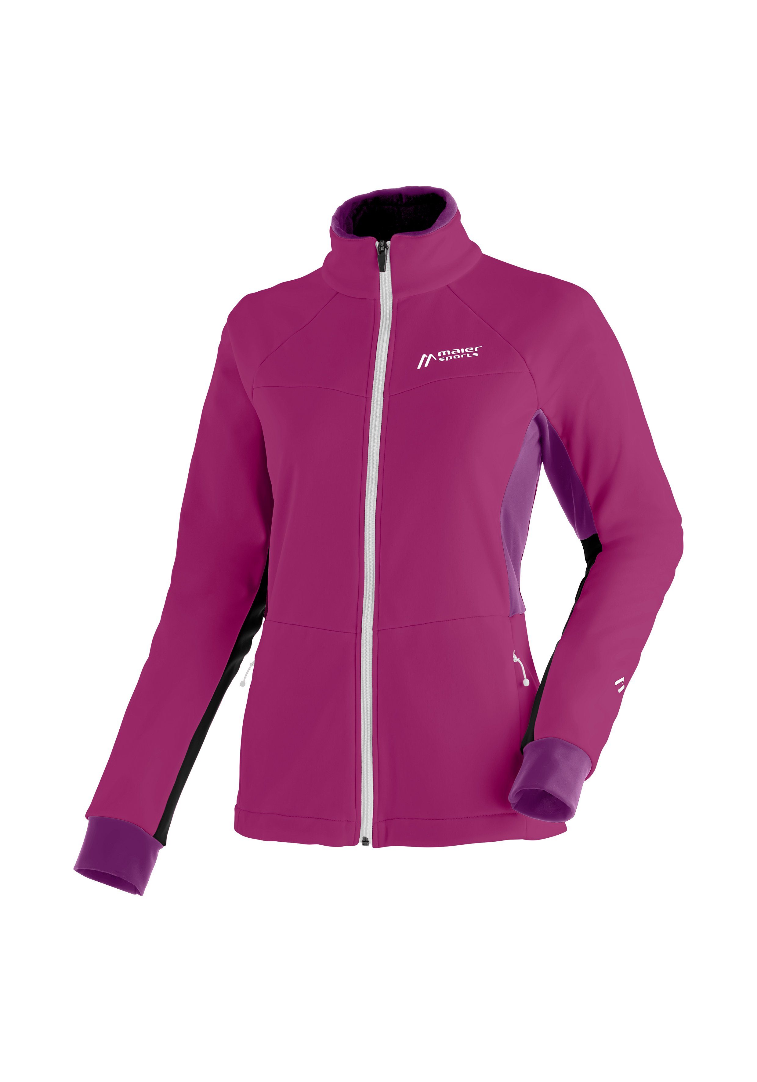 Maier Sports Softshelljacke Venabu W Damen Softshell-Jacke in sportlichem Schnitt dunkelviolett | Übergangsjacken