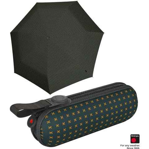 Knirps® Taschenregenschirm X1 Super Mini mit ecorepel-Technologie - 2Cross, der kleine, leichte, kompakte Begleiter