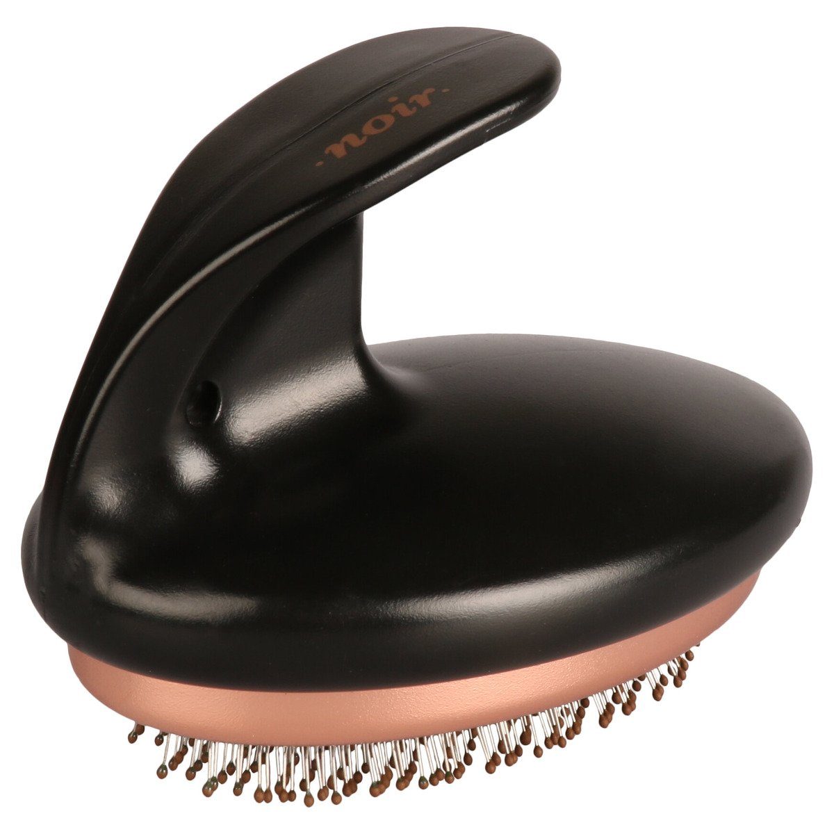 Fellbürste Slicker Bürste Noir ergonomisch bronze/schwarz für Hunde