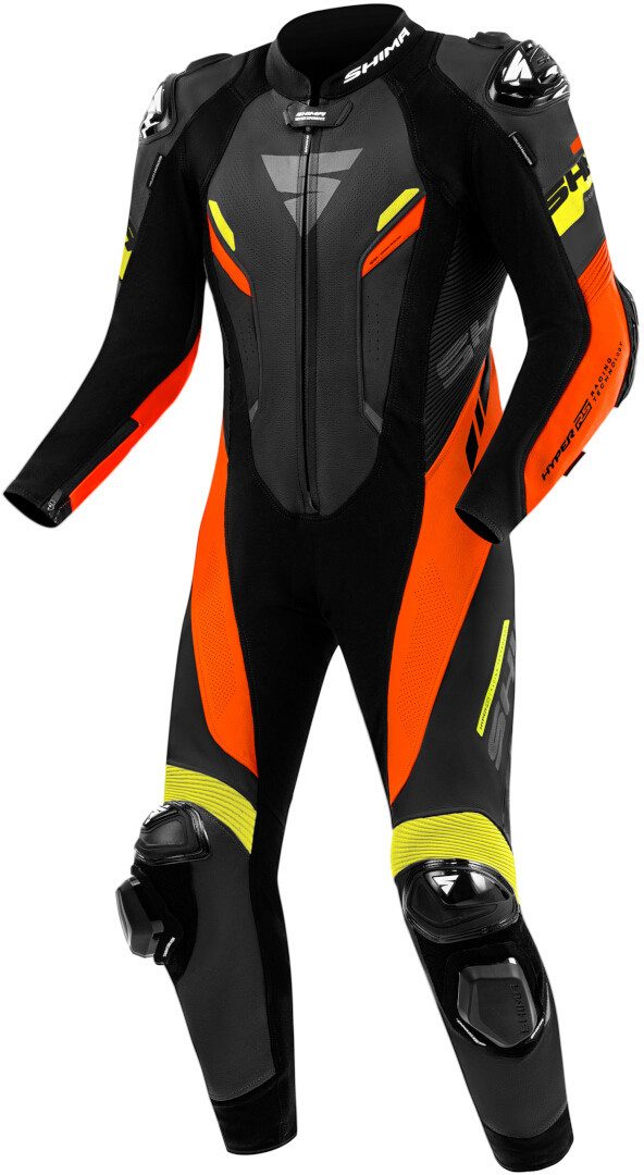 Motorradkombi Hyper RS perforierte 1-Teiler Motorrad Lederkombi