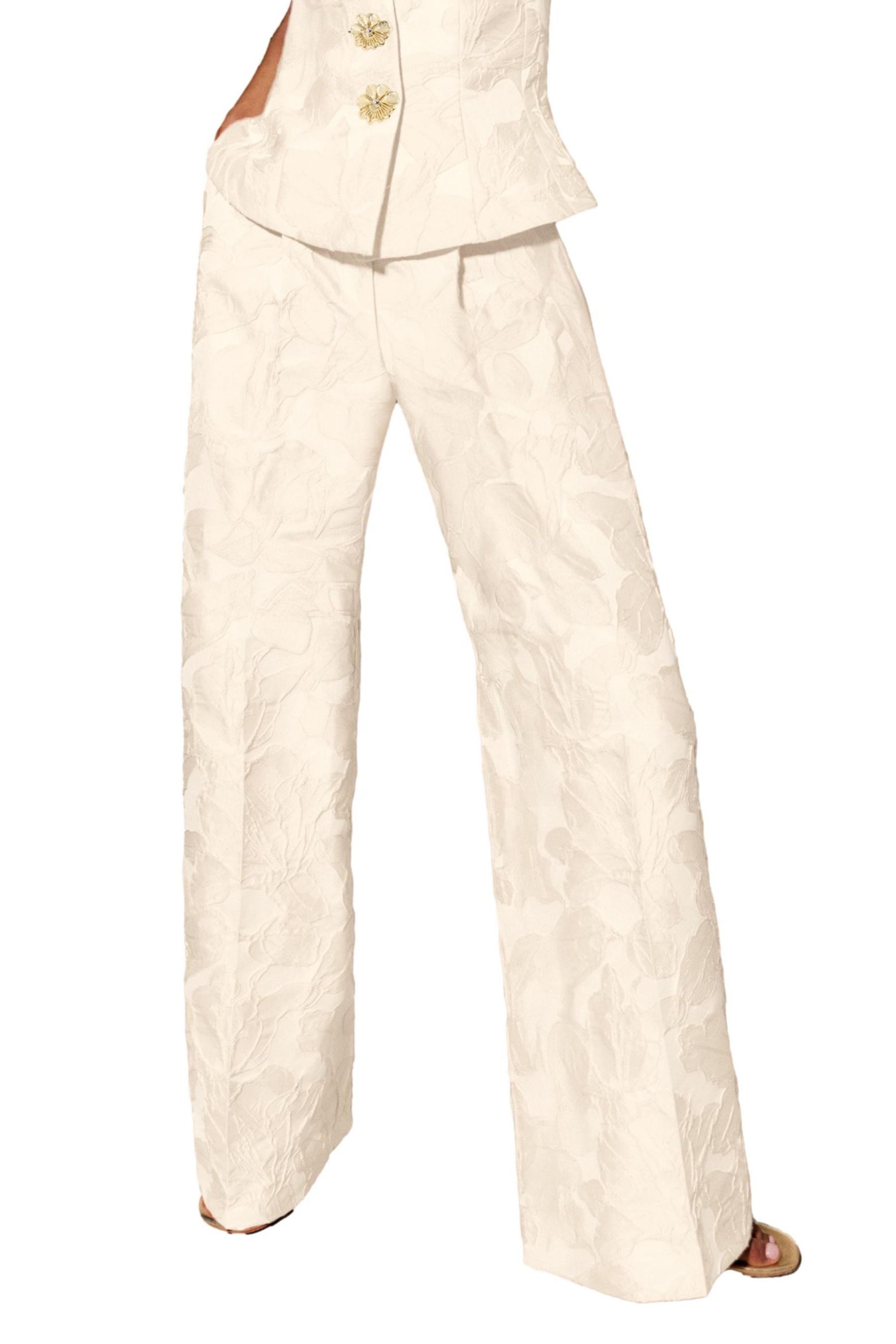 Friends Like These Stoffhose Friends Like These Jacquard-Hose mit weitem Be günstig online kaufen