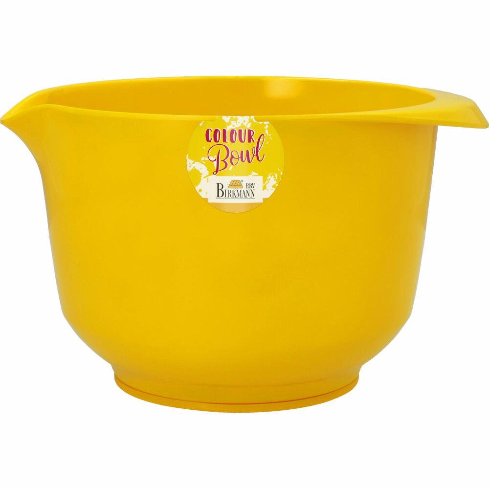 Birkmann Rührschüssel Colour Bowl Gelb 2 L, Kunststoff