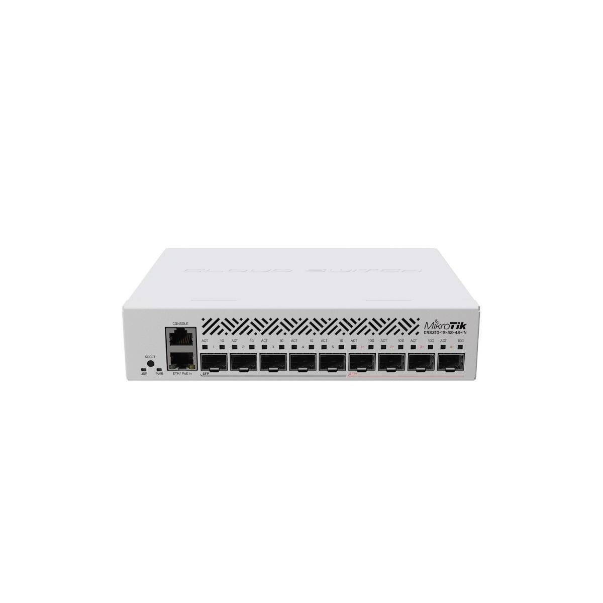 - CRS310 MikroTik Cloud-Router-Switch CRS310-1G-5S-4S+IN Netzwerk-Switch