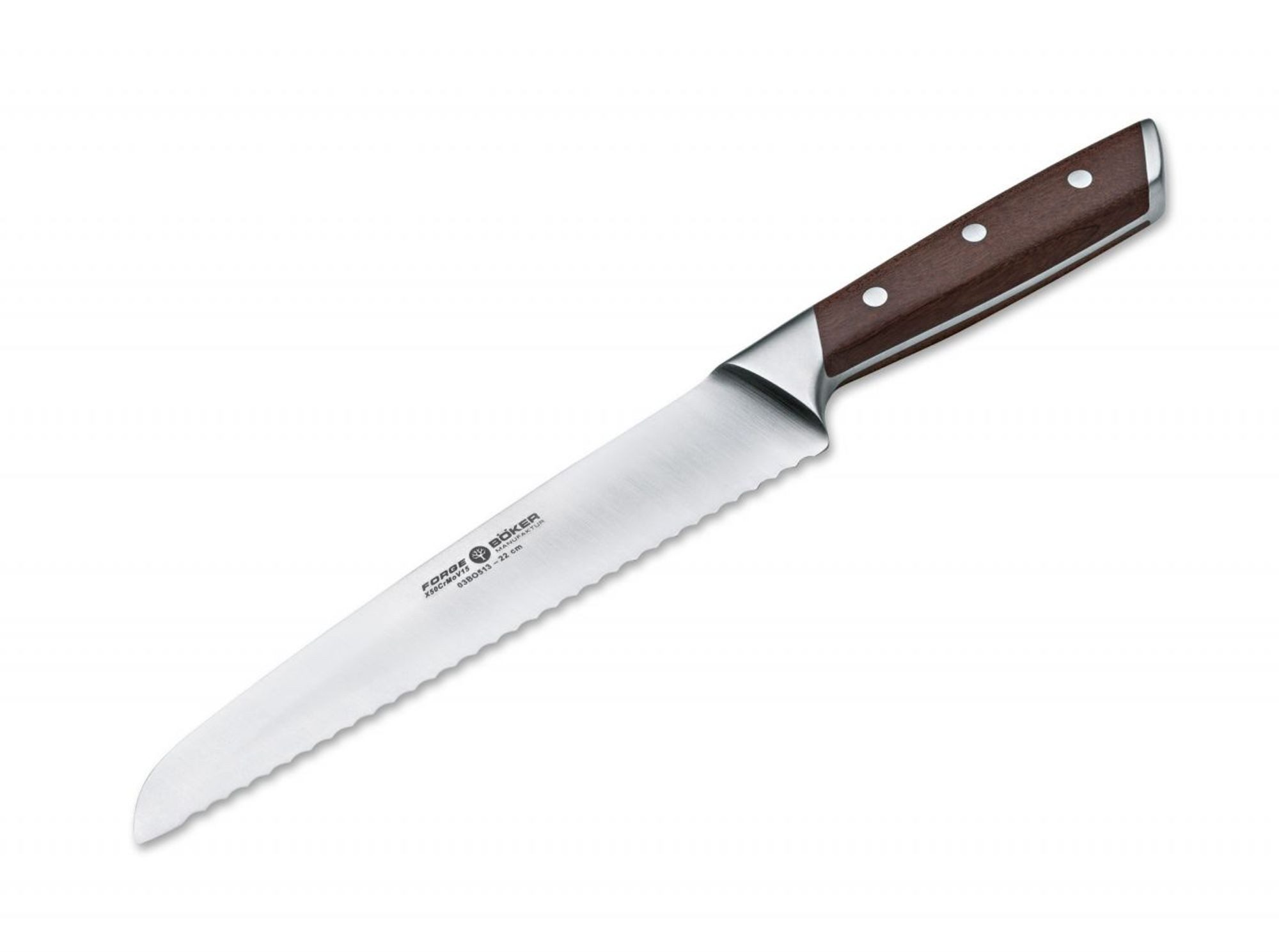 Böker Manufaktur Solingen Kochmesser Böker Forge Wood Brotmesser