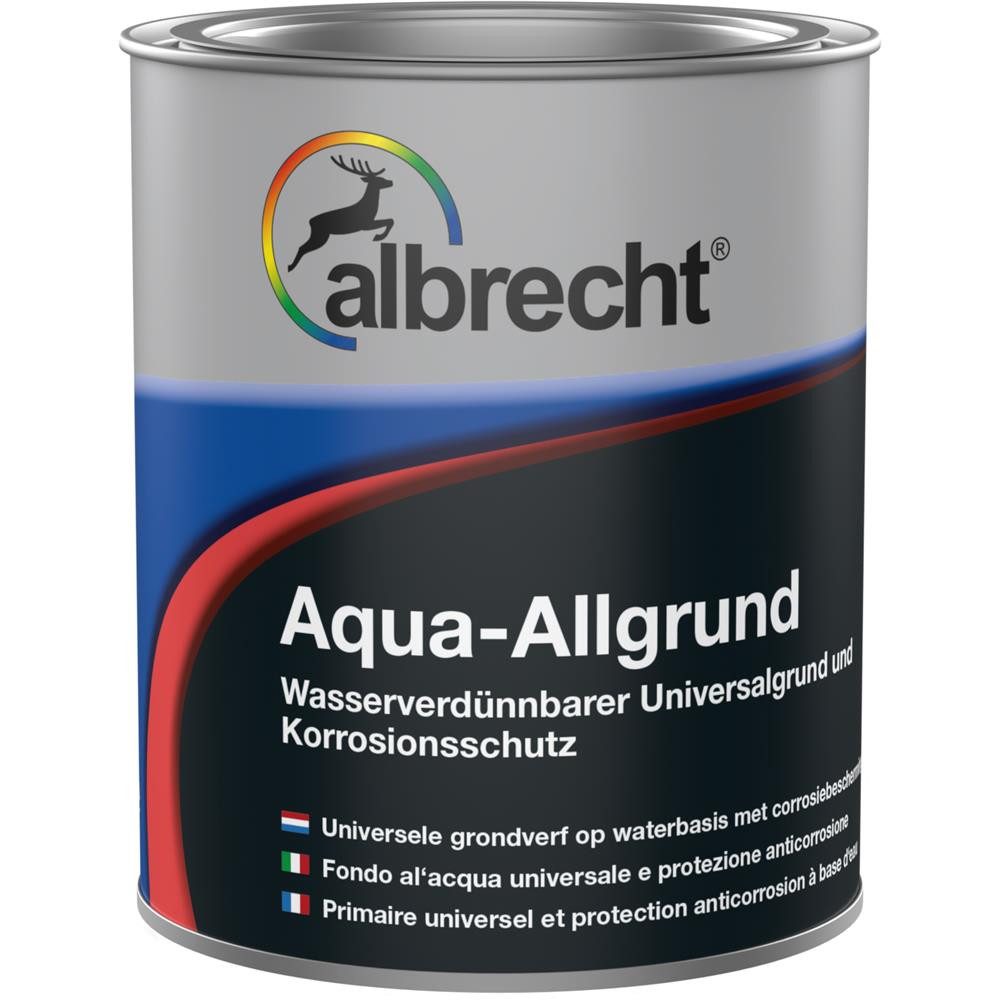Lack Albrecht Universalgrundierung Aqua-Allgrund 750 ml Wasserbasierter Universalgrund Innen & Außen