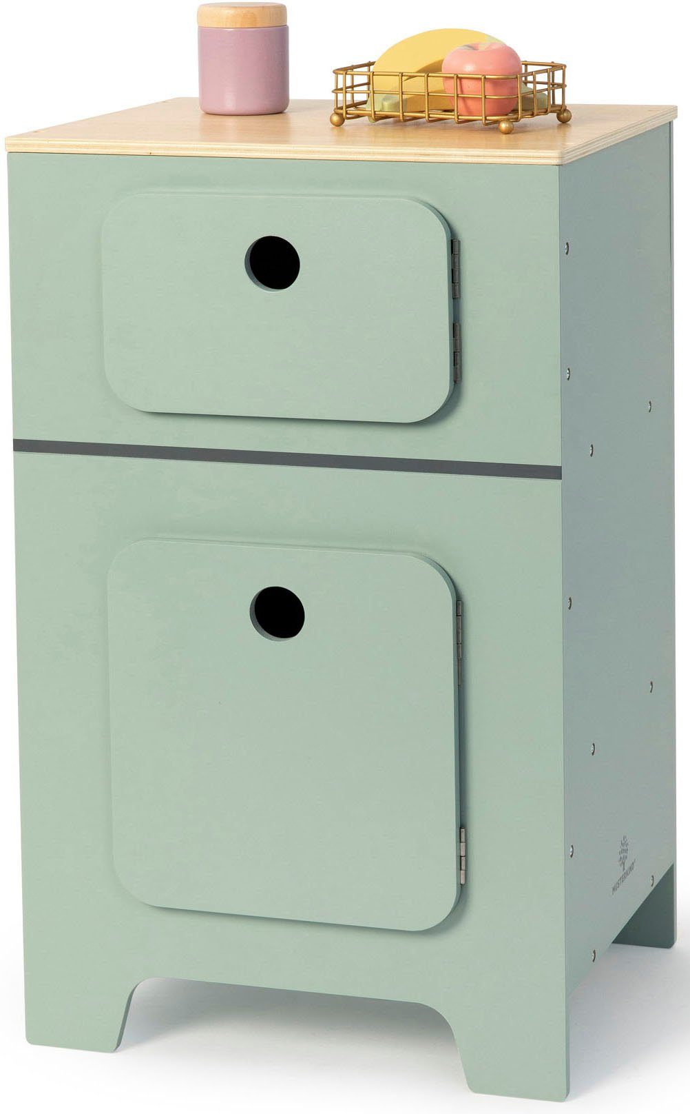 MUSTERKIND® Kinder-Kühlschrank Mix & Match, salbei/natur, günstig online kaufen