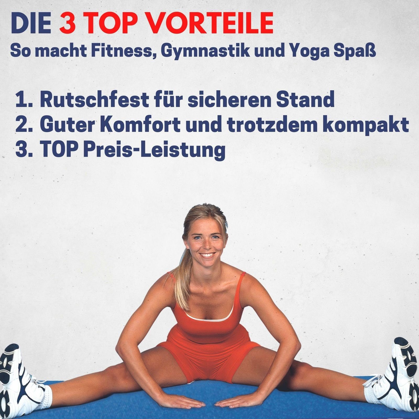 Mat und Ellbogen Gymnastikmatte, Sporting aus 60 weich 200 Matte ideal angenehm Hüften. von ist I x Yoga in dicke Durch Hochsprungmatte rutschfest cm schadstoffgeprüftem I Matte, Fitness 1,3 dicker PE, Knie, Matte das Yoga Yoga Material als 1,3cm I für Pilatesmatte Fitnessmatte sie oder Sportmatte gelenkschonend Best und x