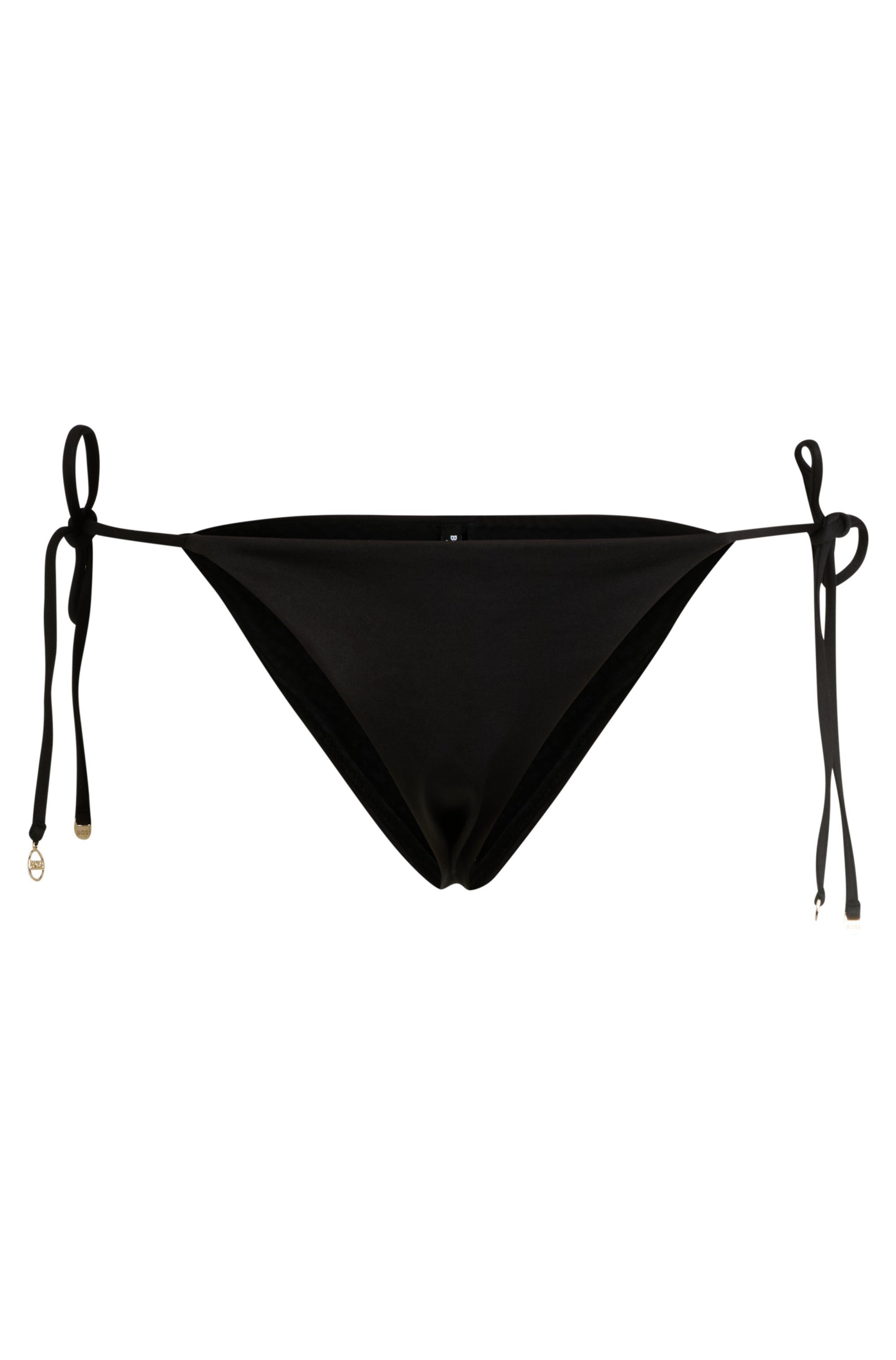 BOSS Bikini-Hose BELLA SIDE TIE mit BOSS Metalllogo mehr