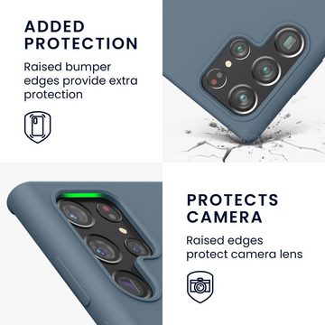 kwmobile Handyhülle Hülle für Samsung Galaxy S22 Ultra, Hülle Silikon gummiert - Handyhülle - Handy Case Cover