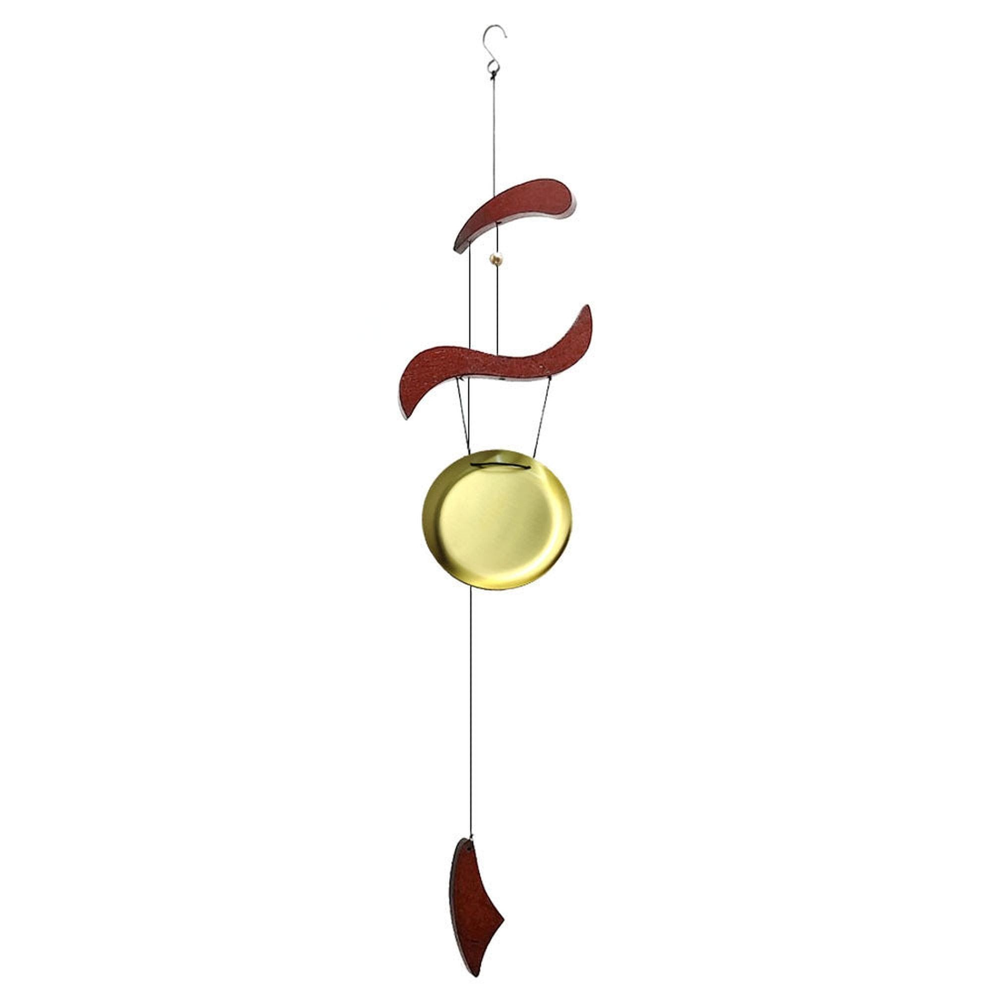 AUKUU Windspiel Windspiel Windspiel aus Kupfer zum Aufhängen Ornamente für, den Außenbereich Garten Heimdekoration Geschenk große Glocke