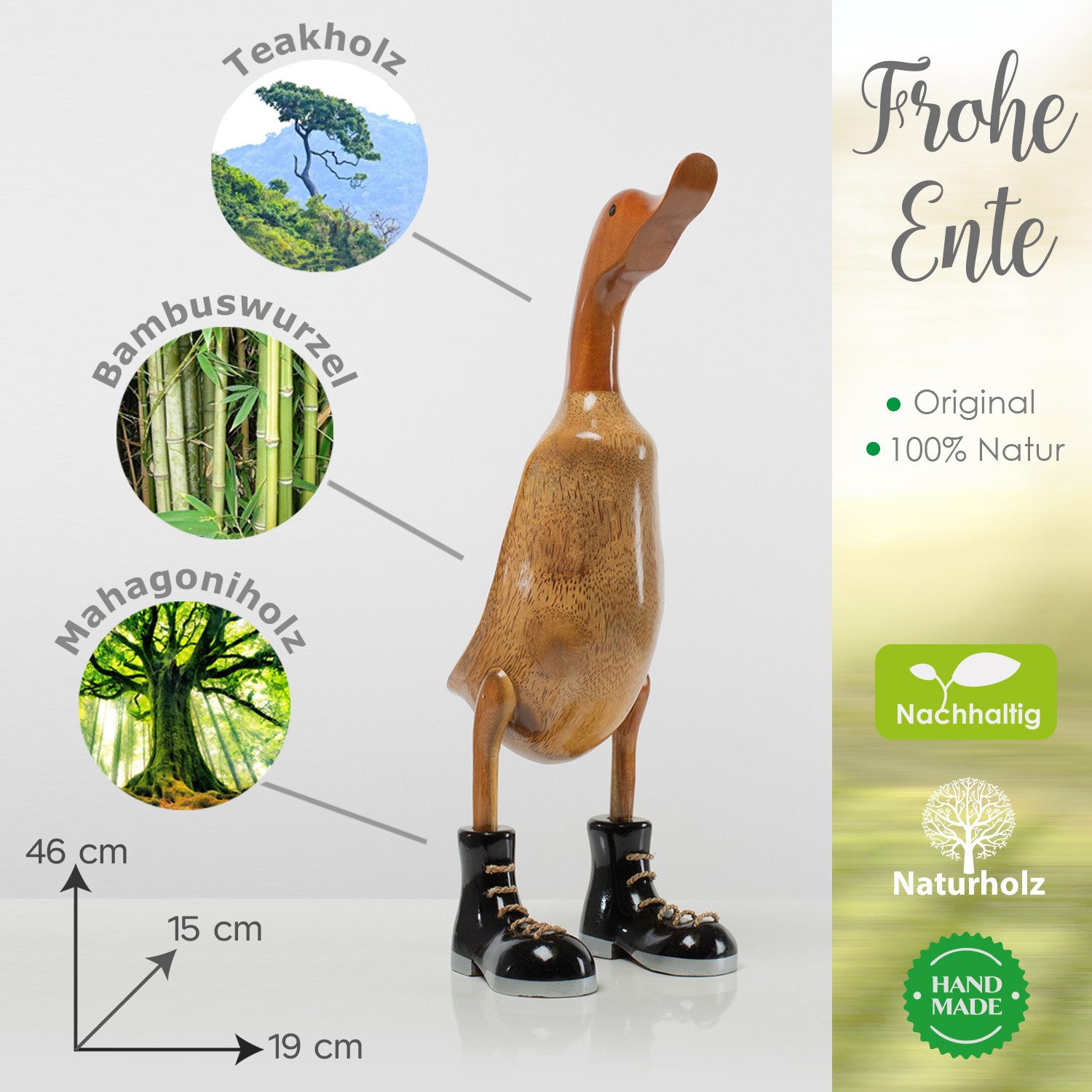 Rikmani Dekofigur Ente Stiefel günstig online kaufen