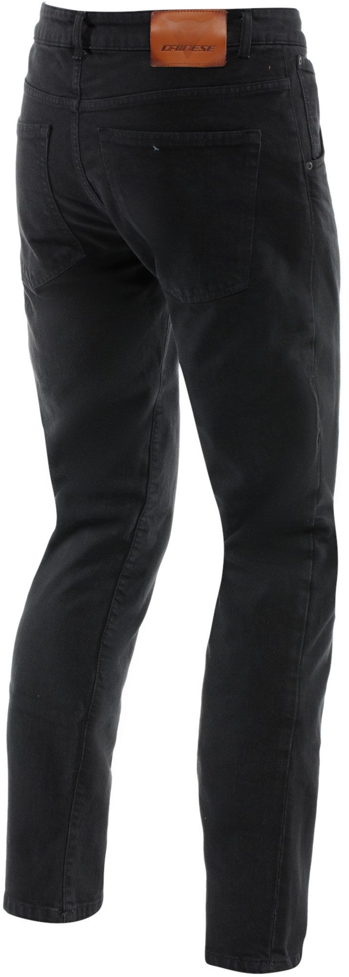 Dainese Motorradhose 5 Pocket Slim Black Motorrad Jeans Knieprotektoren enthalten