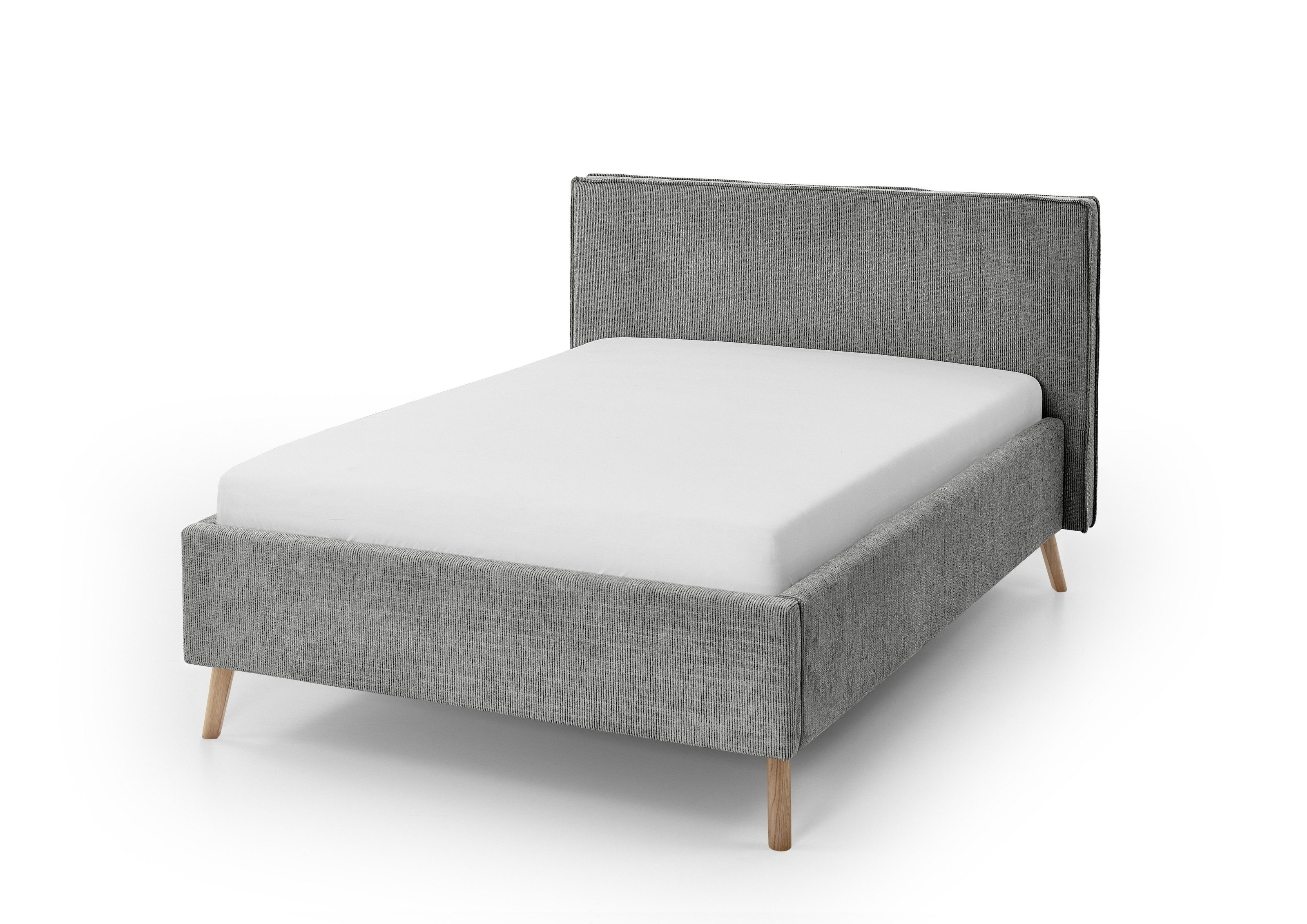 freiraum Polsterbett Riva, Liegefläche 140x200cm, Mouse, Stellmaß: 165x112x216cm (BxHxT)