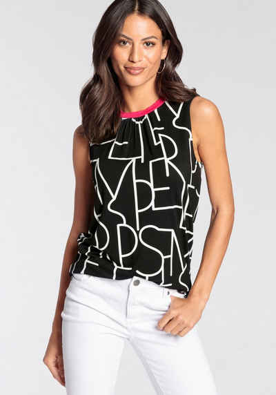 Laura Scott Shirttop mit modernen Print - NEUE KOLLEKTION