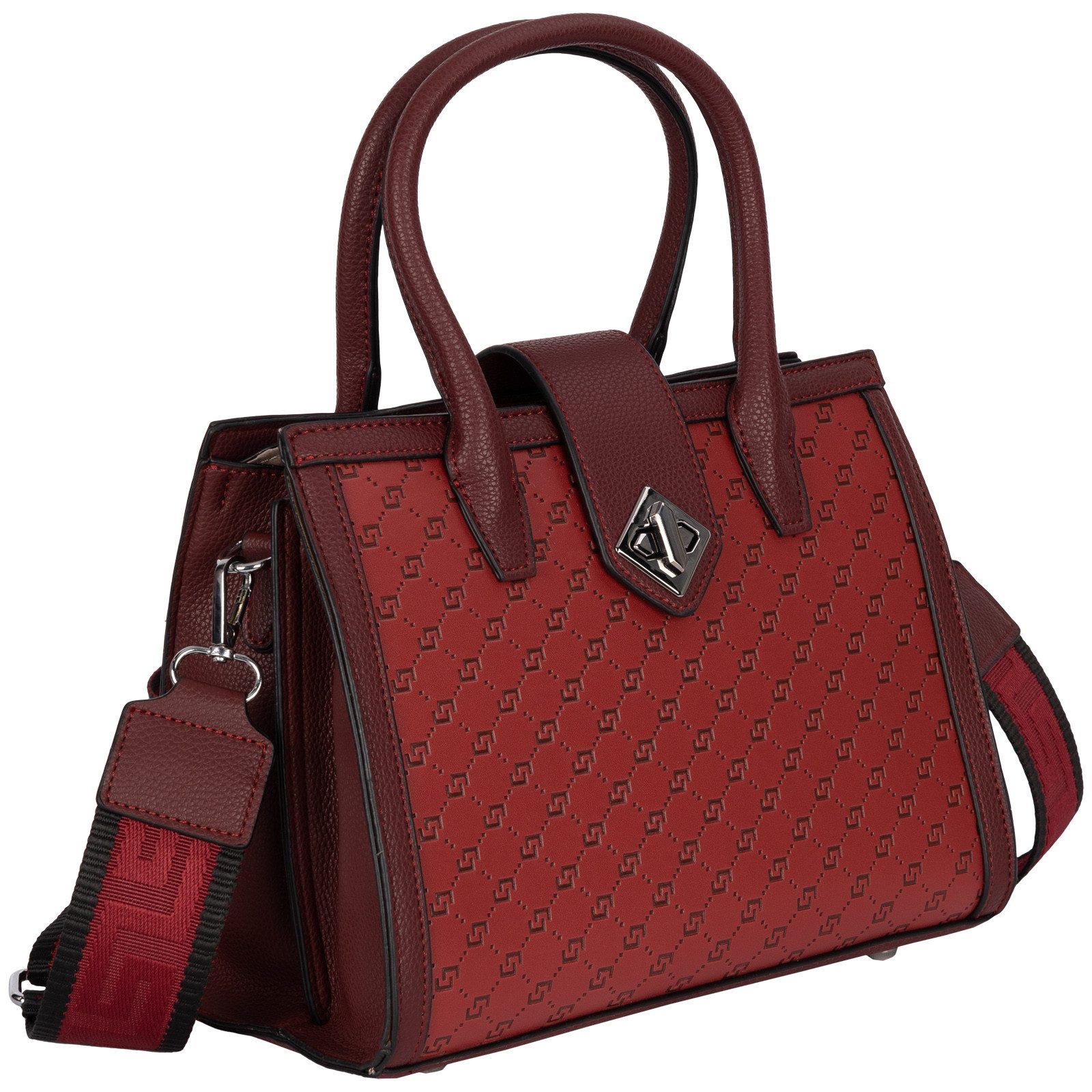 Umhängetasche Damen Tasche Schultertasche Umhängetasche Leder Optik Handtasche