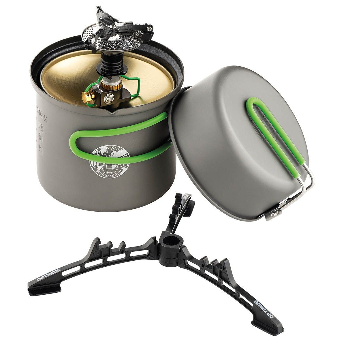 OPTIMUS Gaskocher Kochsystem, OPTIMUS- Crux Weekend, 3-teiliges Kochsystem