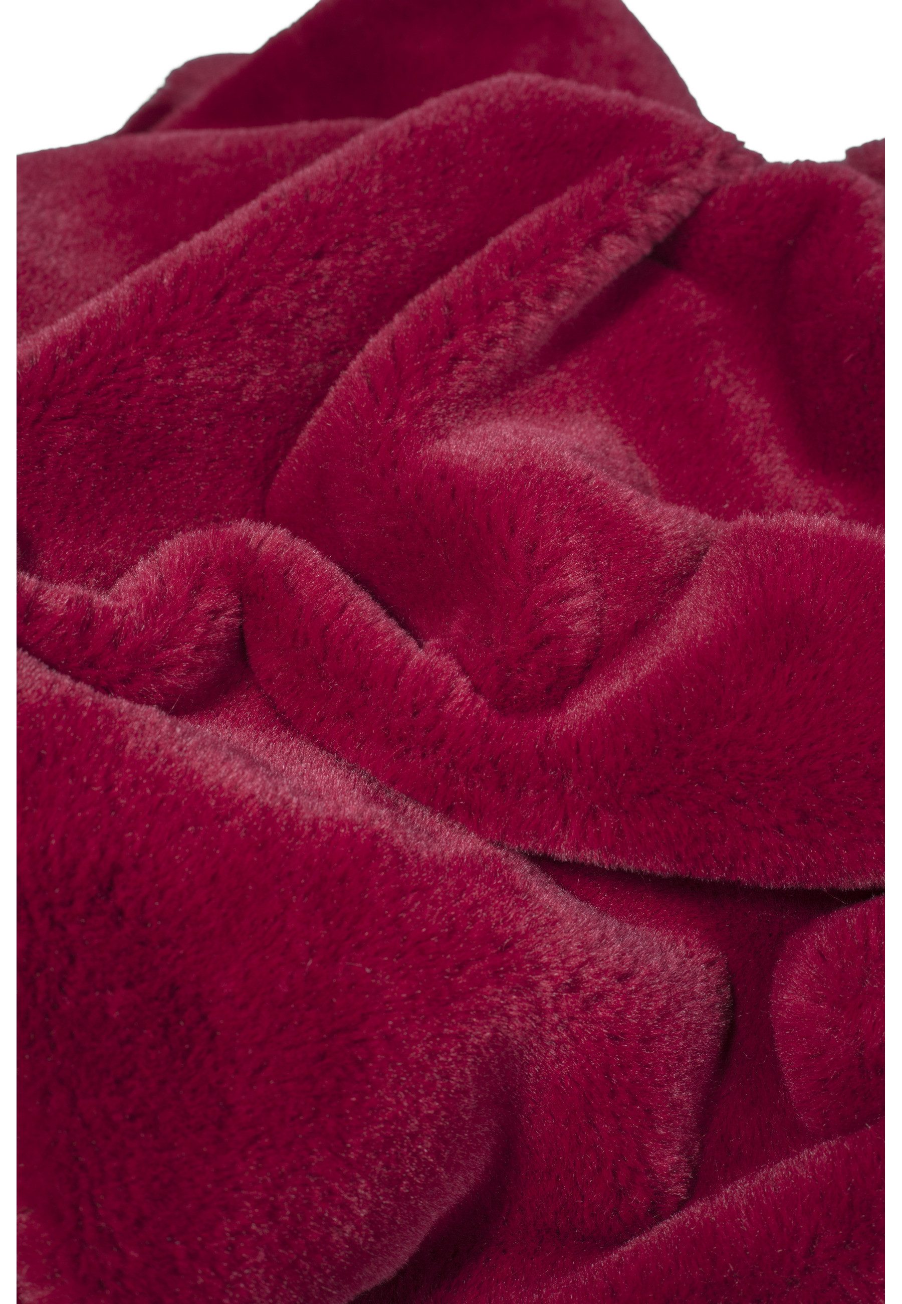 URBAN CLASSICS Rundhalspullover Urban Classics Damen Ladies Oversize Short Teddy Hoody (1-tlg)