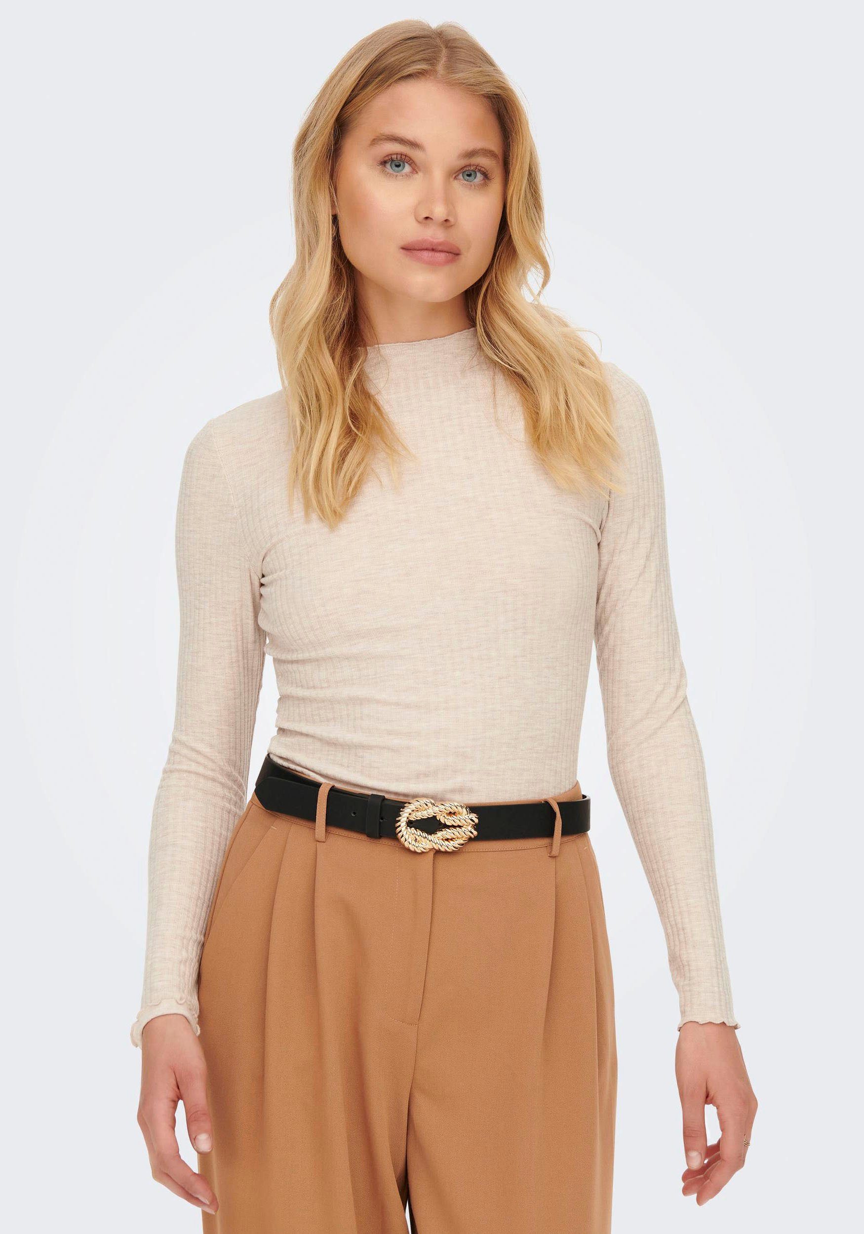 ONLY Langarmshirt ONLEMMA L/S HIGH NECK TOP günstig online kaufen