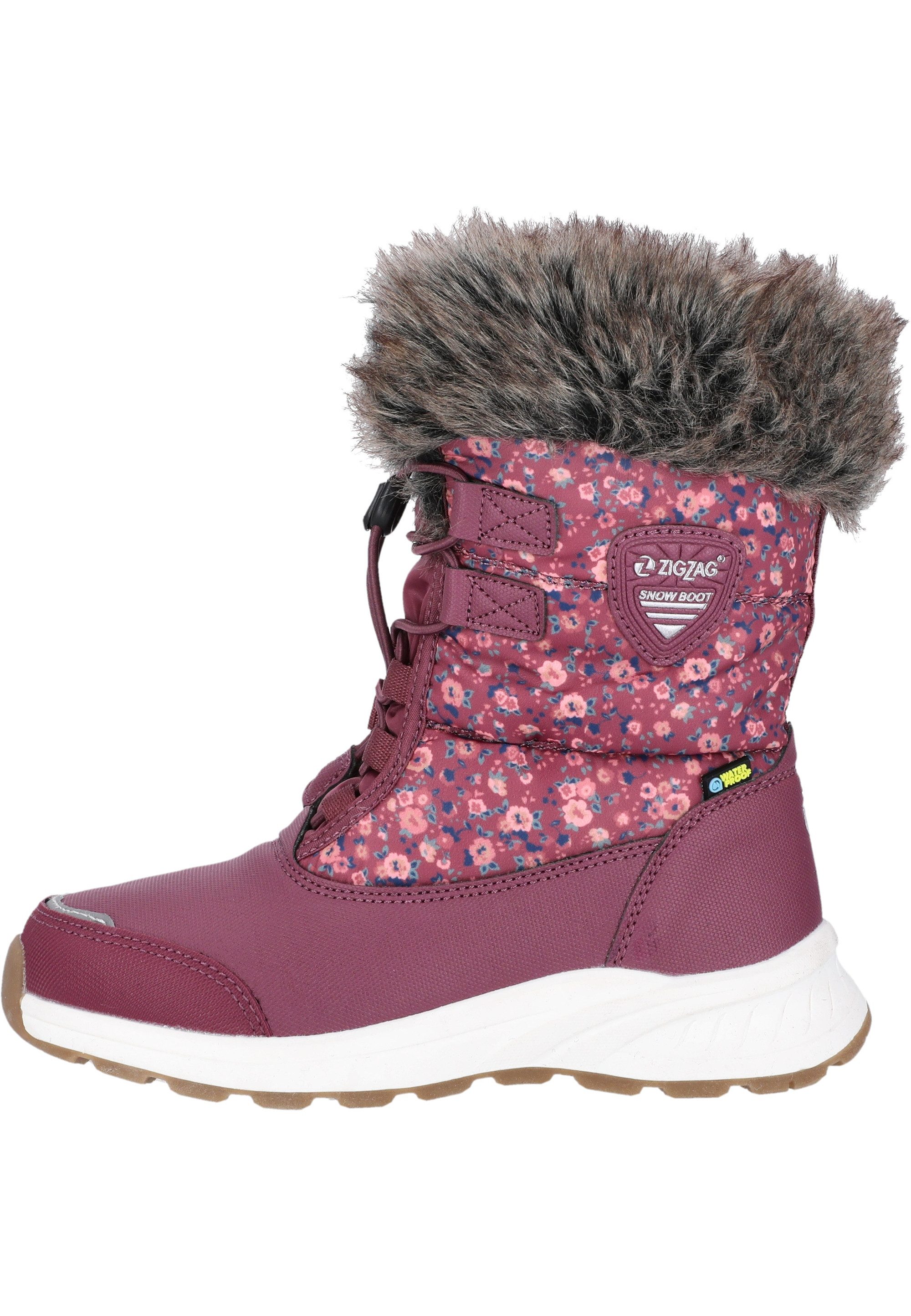 ZIGZAG Wesend Stiefel mit bequemem Kunstfellbesatz und Allwetterprofil