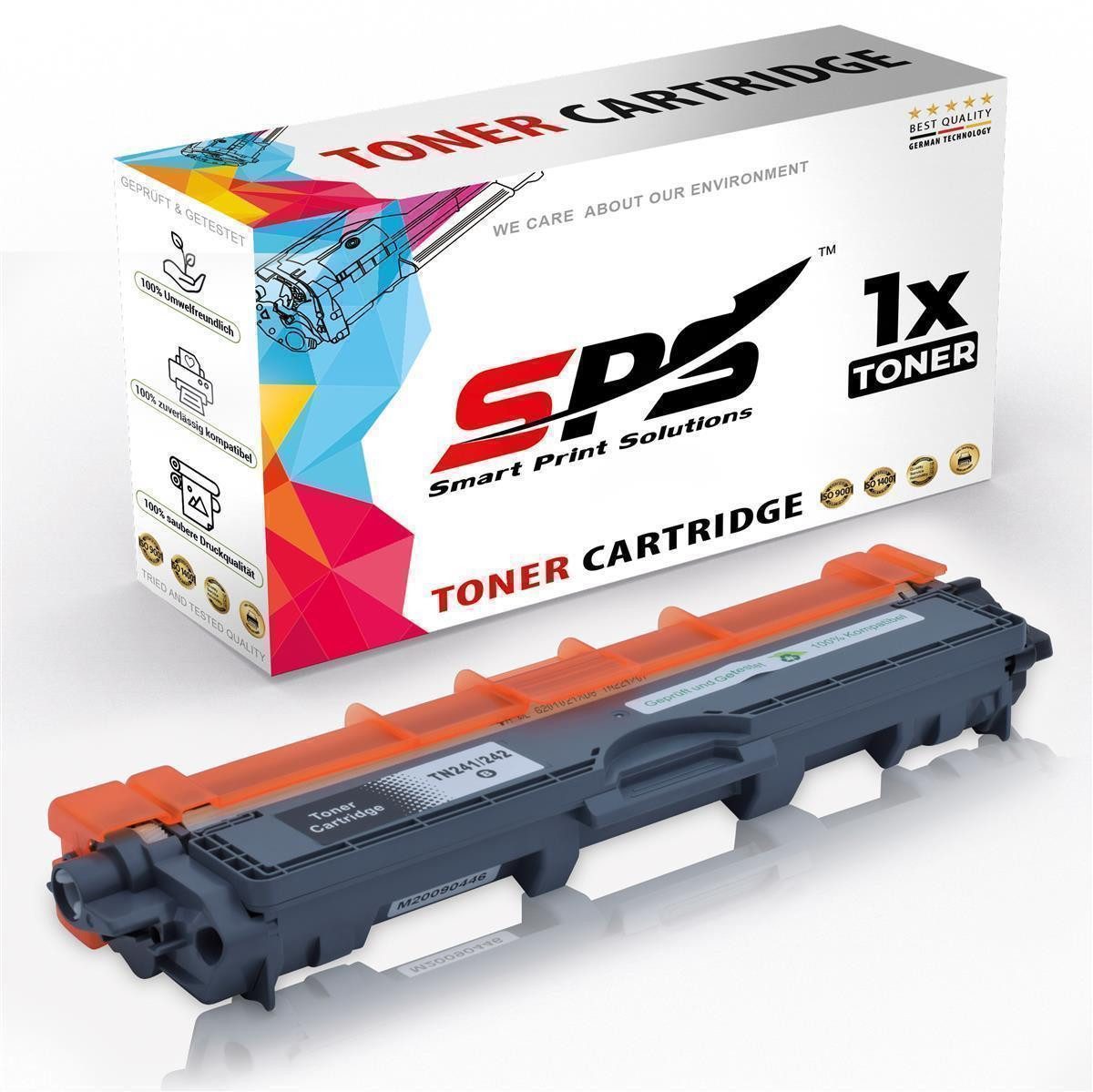 SPS Tonerkartusche Kompatibel für Brother MFC-9341CDW / TN-241K / TN-242K Toner Schwarz, (1er Pack, 1-St., 1 x Toner (Für Brother TN241 Schwarz)