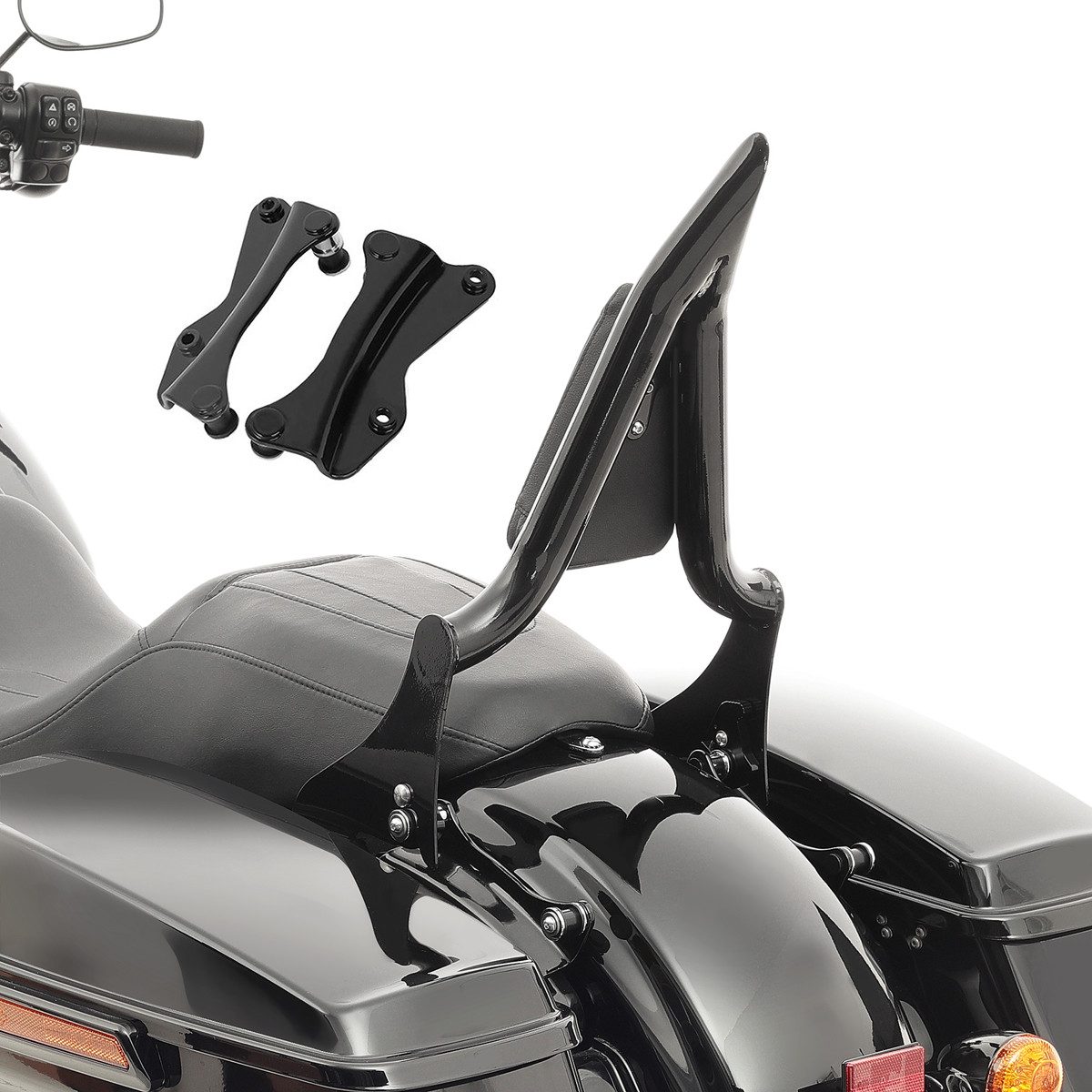 Craftride Reisetasche Sissybar für Harley Davidson Street Glide 14-26 + docking PV1