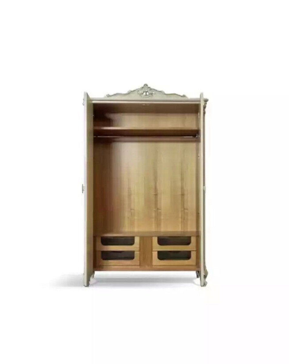 in Kleiderschrank Made Schlafzimmer Holzschrank Kinderkleiderschrank Holz (1-St., Kleiderschrank) Neu Beige Möbel Europa Schrank JVmoebel 1x