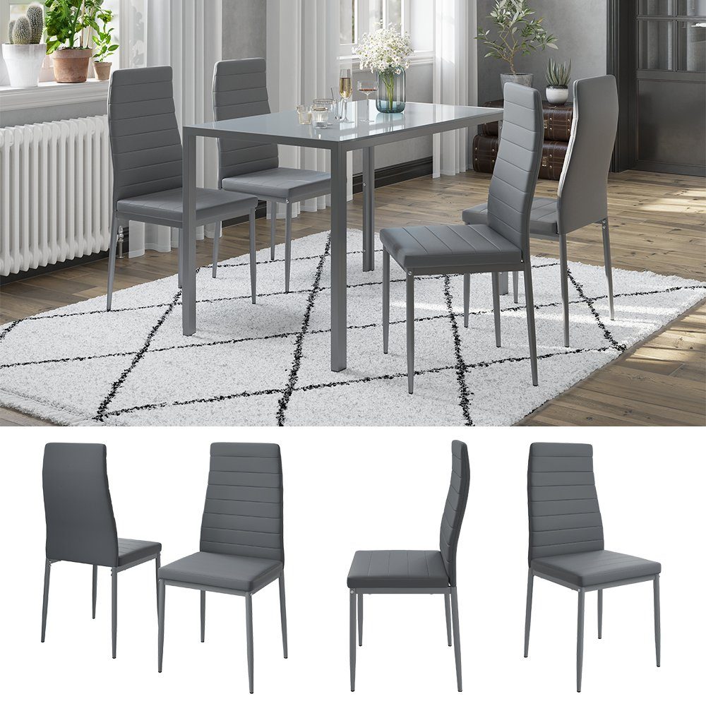 Vicco Esszimmerstuhl Grand, Grau, 42.5 x günstig online kaufen