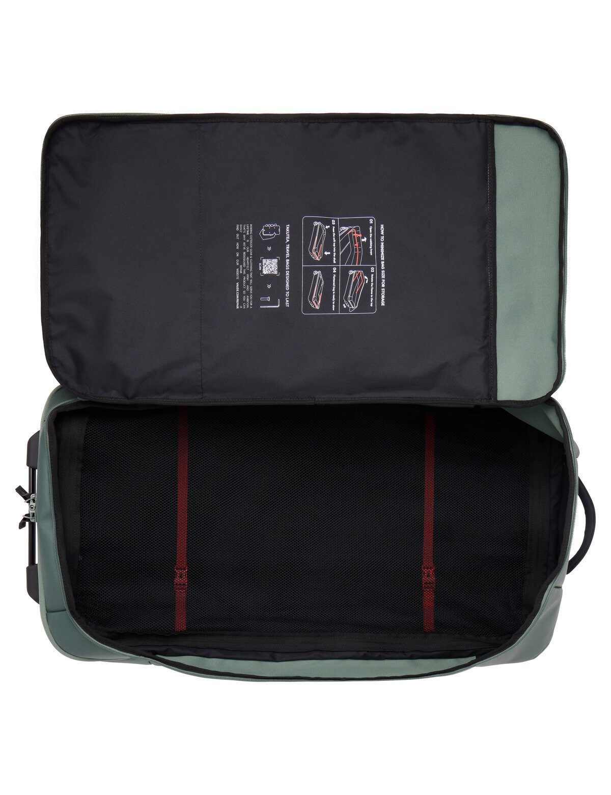VAUDE Trolley Takutea 90, 2 Rollen, Reisetasche mit Rollen und Teleskopgriff, 90 Liter