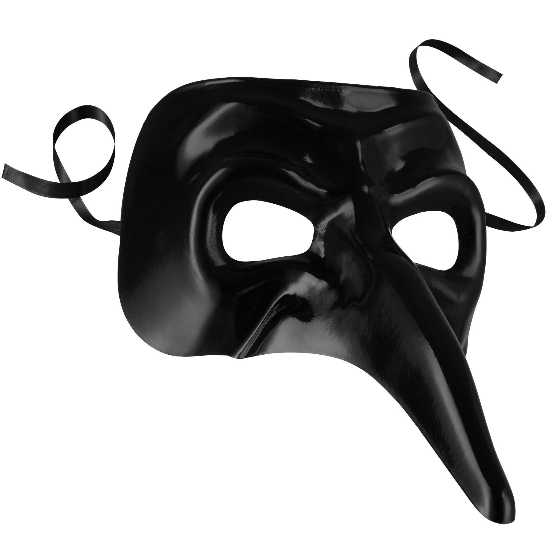 Kostüm Venezianische Maske mit langer Nase