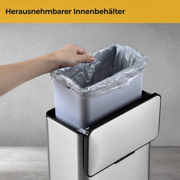 SILBERTHAL Biomülleimer Biomülleimer 3 L, geruchsdicht mit Deckel, Innenbehälter spülmaschinenfest