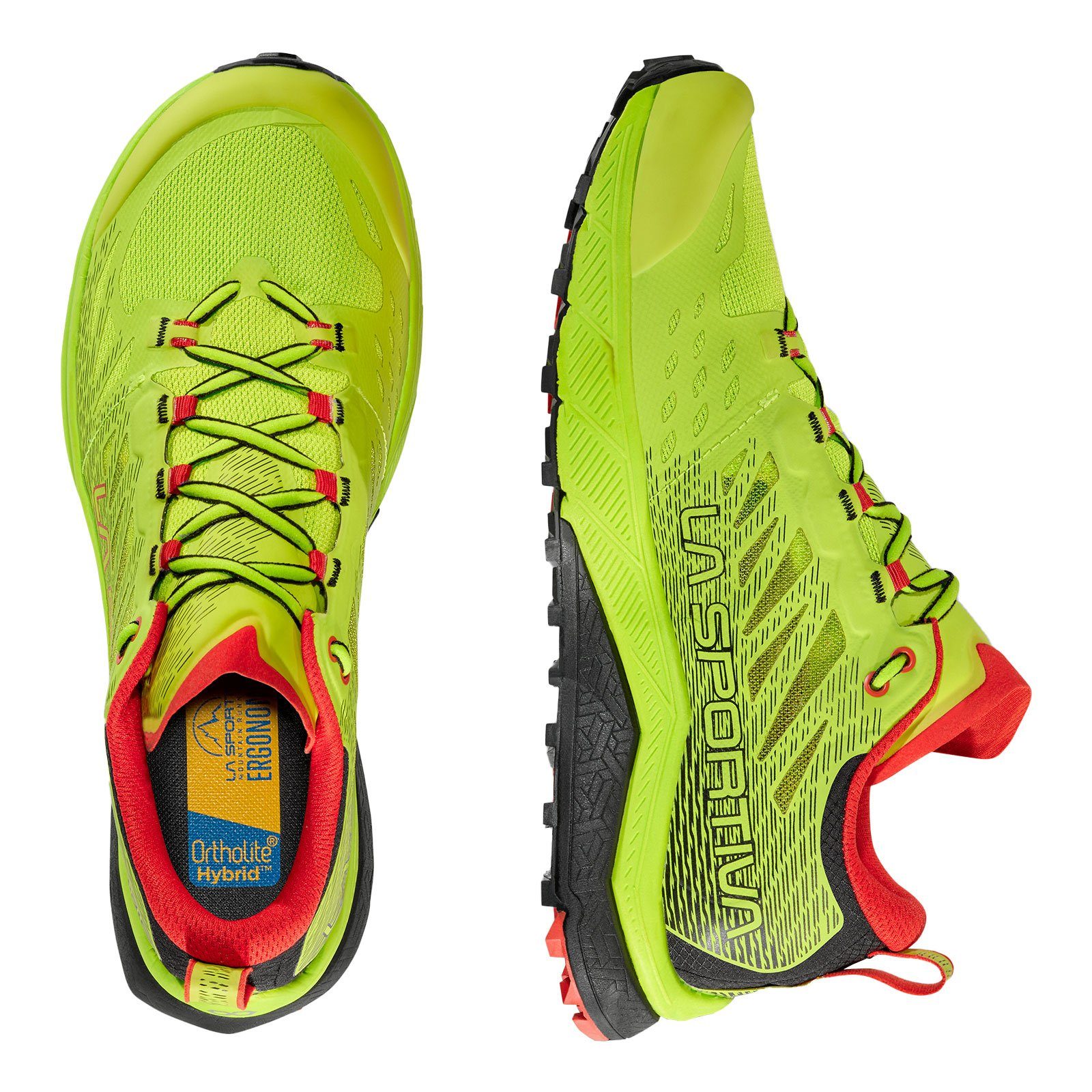 goji II seitlichen Atmungsaktivität / für mit Laufschuh 720314 Jackal Mesh-Einsätzen Sportiva neon La