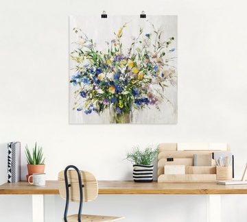 Artland Wandbild Wildblumenstrauß, Blumenbilder (1 St), als Leinwandbild, Poster in verschied. Größen