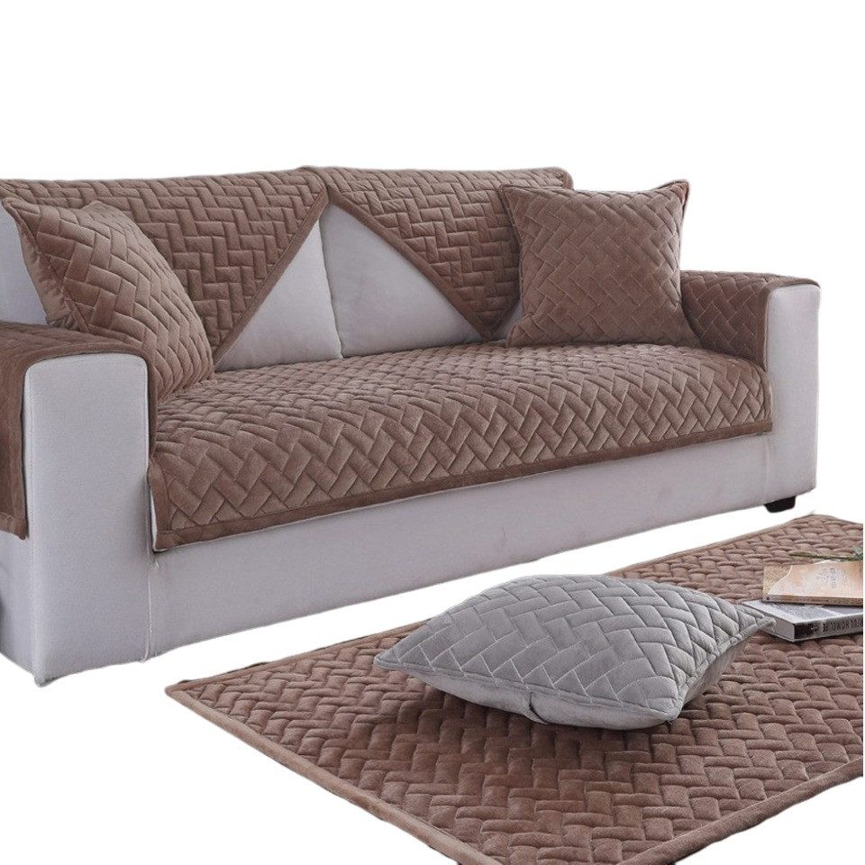 Coonoor Sofaschoner Sofahussen, Anti-rutsch, Sofa Überzug,Sofabezug 1/2/3/4 Sitzer, für L Form Sofaschoner Chaiselongue Ecksofa, Sofaläufer