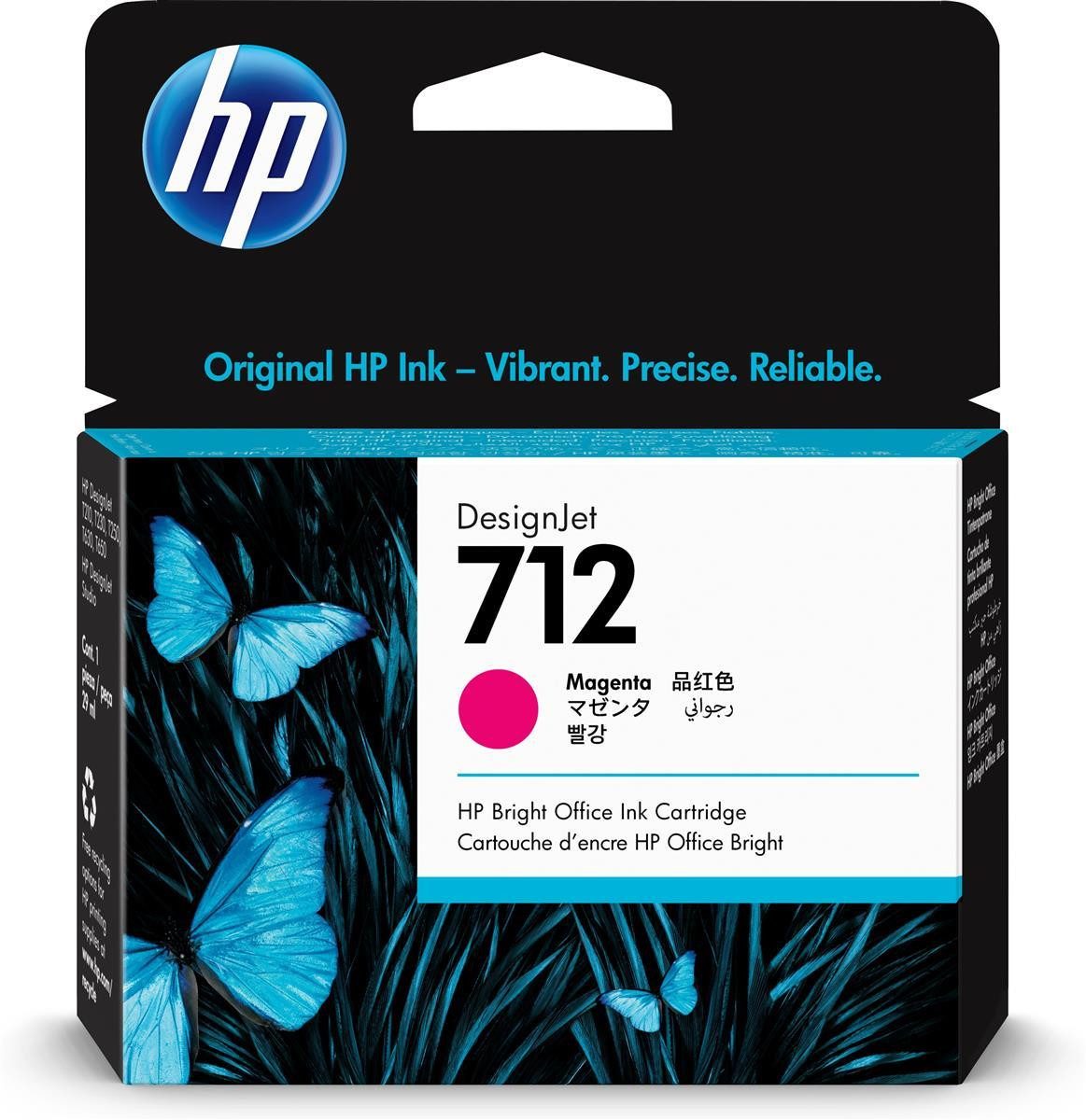 HP hp 3ED68A hp Tinte hp 712 für hp DesignJet T230, magenta Tintenpatrone