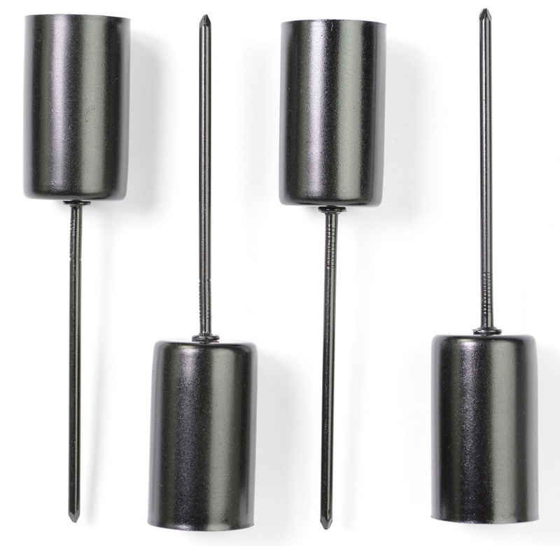 RIFFELMACHER & WEINBERGER Kerzenhalter Stabkerzenhalter für Adventskranz und Gesteck - 4 Stück Ø 23mm (4 St)