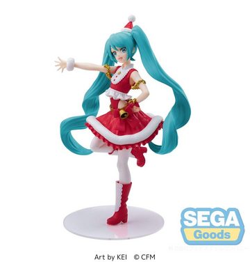 Sega Actionfigur Hatsune Miku Luminasta PVC Statue Hatsune Miku Christmas 2023 20 cm