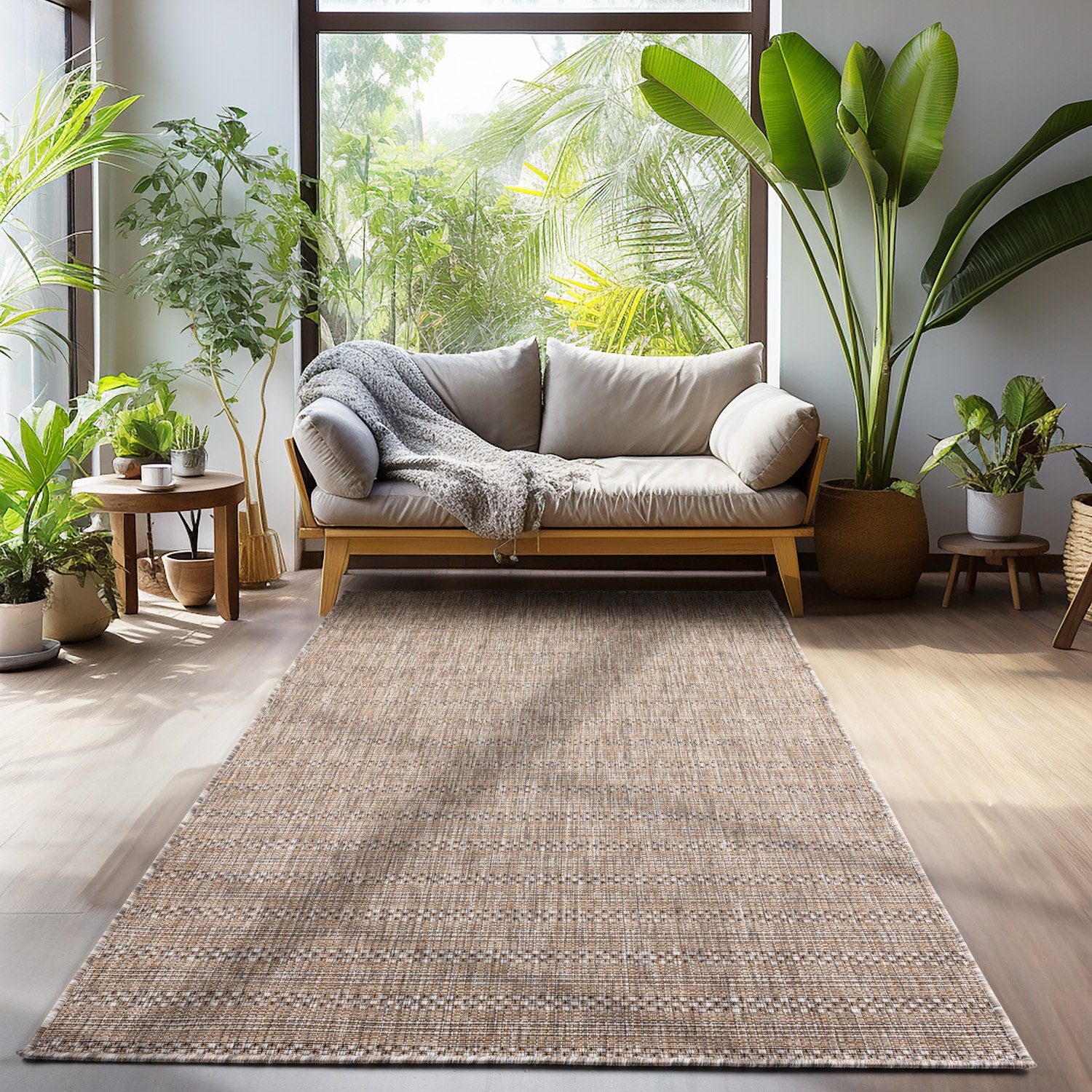 SIMPEX24 Outdoorteppich Vintage Design, Läufer, Höhe: günstig online kaufen