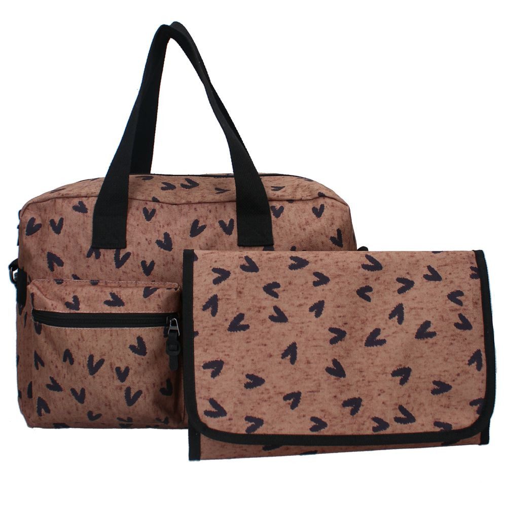 Vadobag Wickeltasche Große Braune Baby Wickeltasche mit Wickelunterlage Kidzroom Care
