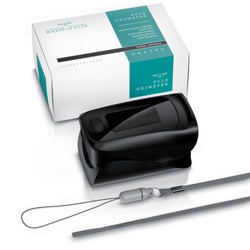 Medicinalis Pulsoximeter, SpO2 Finger Pulsmesser, Fingerpulsoximeter, Puls & Sauerstoffsättigung
