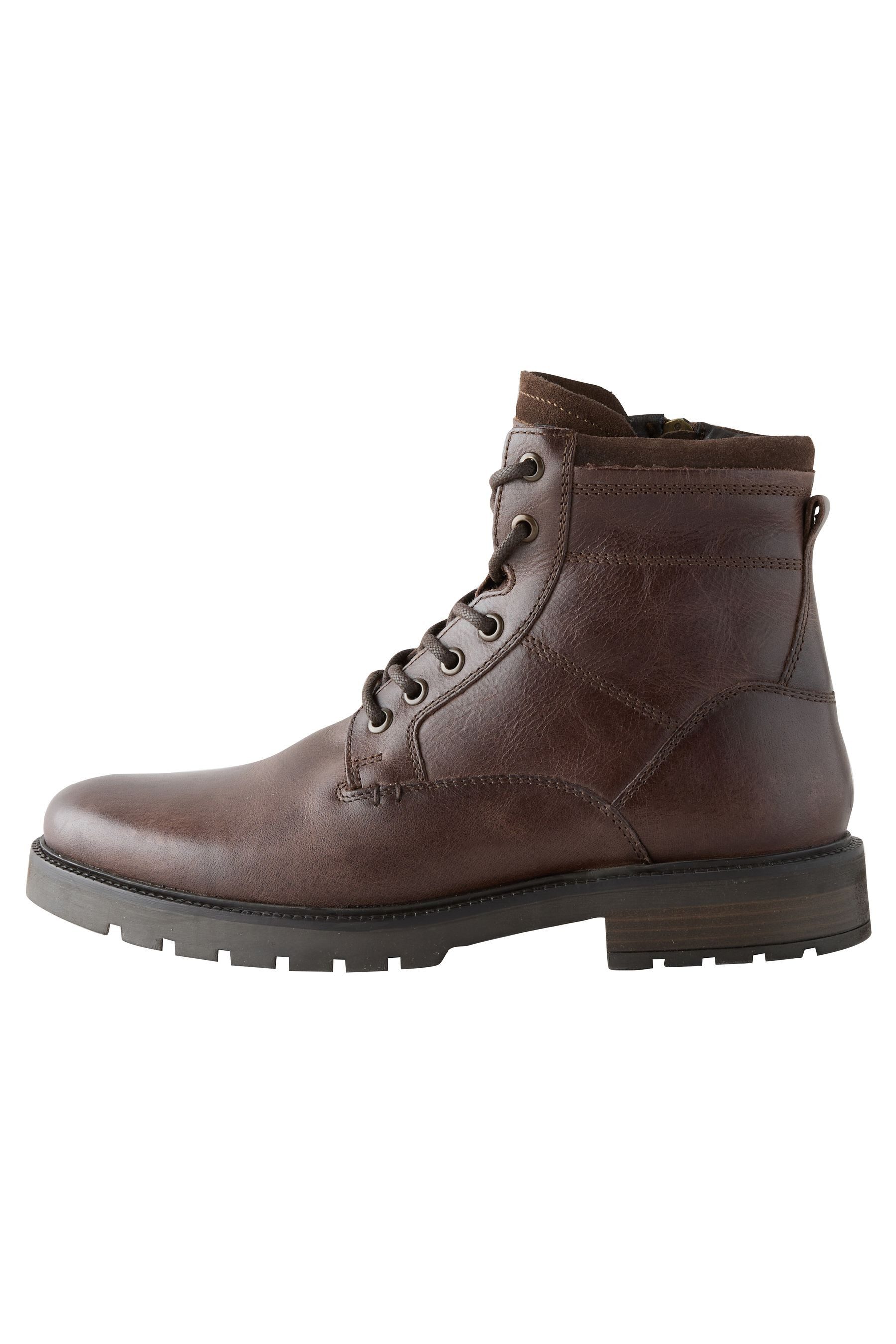Lederstiefel mit Teddyfellfutter Stiefel