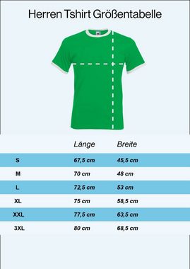 Youth Designz T-Shirt Irland Herren T-Shirt im Fußball Trikot Look mit trendigem Motiv
